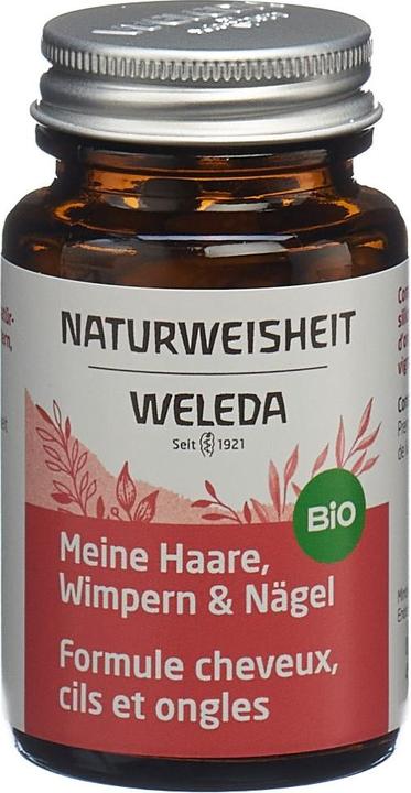 Actual product image Weleda Natural Wisdom My Hair Eyelashes & Nails (46 Piece, Capsules, 126 g)