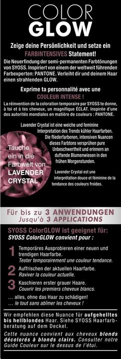 Image du produit Syoss Couleur Glow (18-3530 Crystal de lavande)