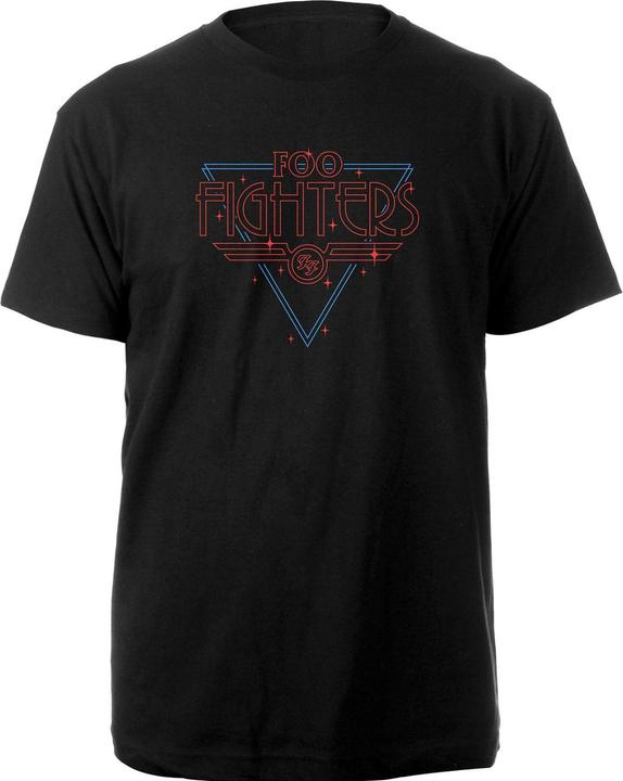 Actual product image Foo Fighters Unisex Adult Disco Outline T-Shirt (S)