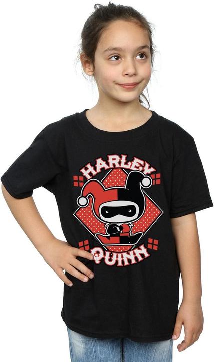 Immagine prodotto Harley Quinn Maglietta Chibi Ragazze (152, 158)