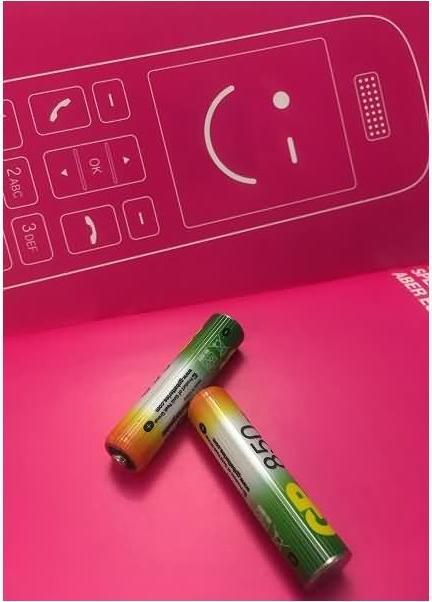 Telekom Akku für Telefone 2er-Blister wiederaufladbare Batterien