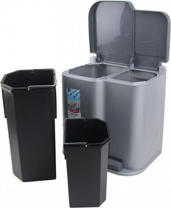 Produktbild Curver Duo-Mülleimer 15l + 6l (21 l)