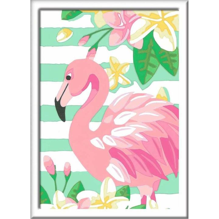 Image du produit Ravensburger CreArt Peinture par numéros : Flamant rose 13x18cm