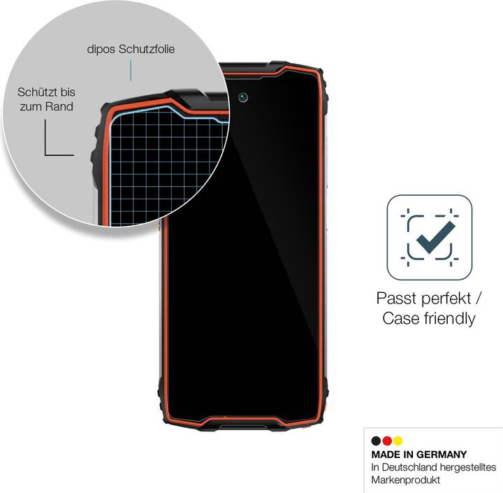 Produktbild Dipos Anti-Shock Displayschutz 9H (1 Stück, Blackview BV9300)