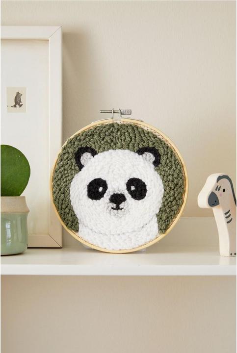 Produktbild DMC Gift of Stitch Punch Needle Set Panda Patrick