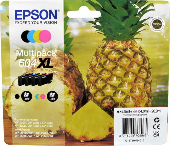 Actual product image Epson 604XL Multipack (M, FC, Y, C)