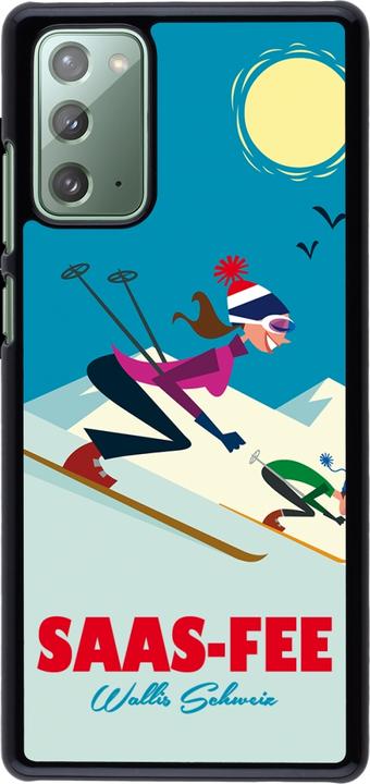 Actual product image PhoneLook Cover Saas-Fee Ski Downhill (Samsung Galaxy Note 20)