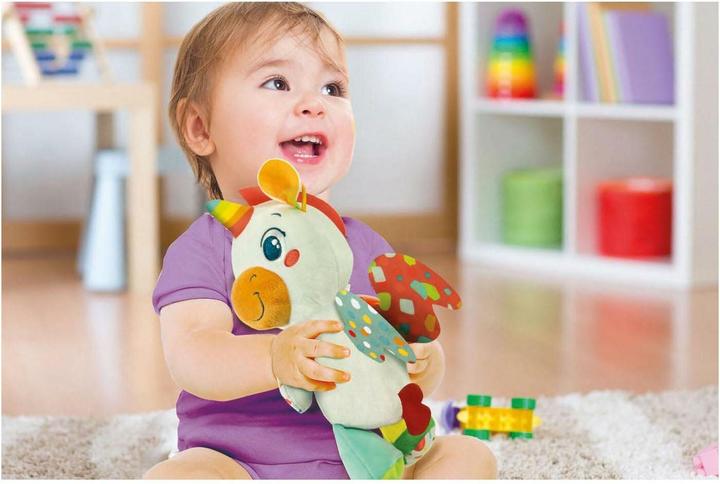 Actual product image Clementoni Baby - soft toy unicorn (27 cm)