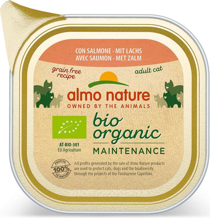 Immagine prodotto Almo Nature Salmone organico per gatti adulti (Adulto, 1 pz., 85 g)
