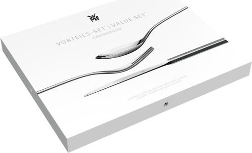 Produktbild WMF Besteck Besteckset 12 Personen Denver 60tlg Monoblocmesser Edelstahl poliert (60 Stück, Besteck Set)