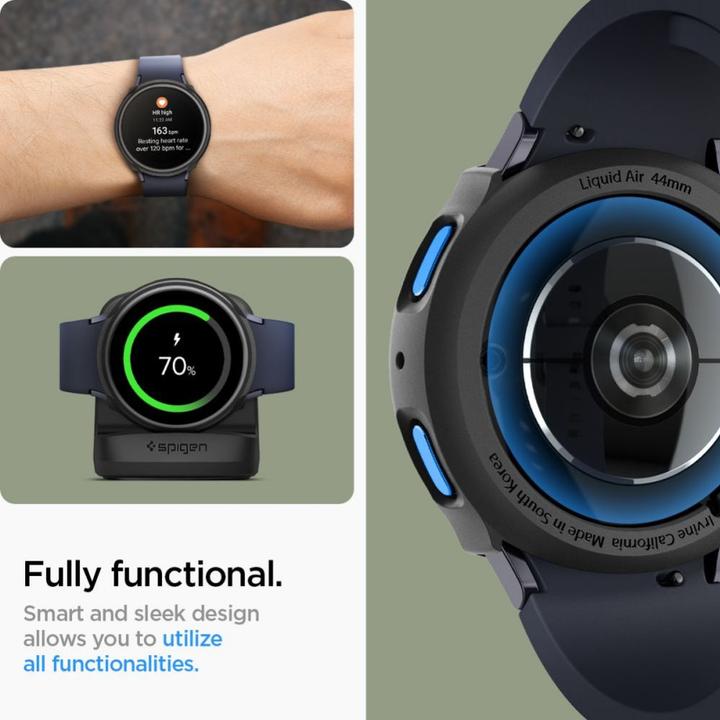 Immagine prodotto Spigen Liquid Air Samsung Galaxy Watch 7 44 mm nero opaco ACS07900