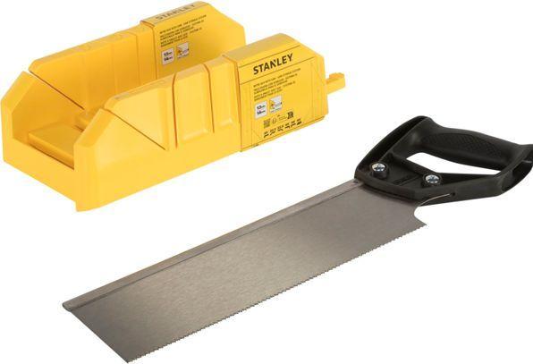 Produktbild Stanley Gehrungslade Kunststoff mit Rückensäge