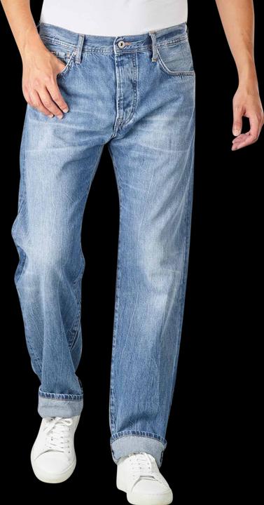 Image du produit Pepe Jeans Penn Relaxed Straight Fit Med Blue (W31/L32)