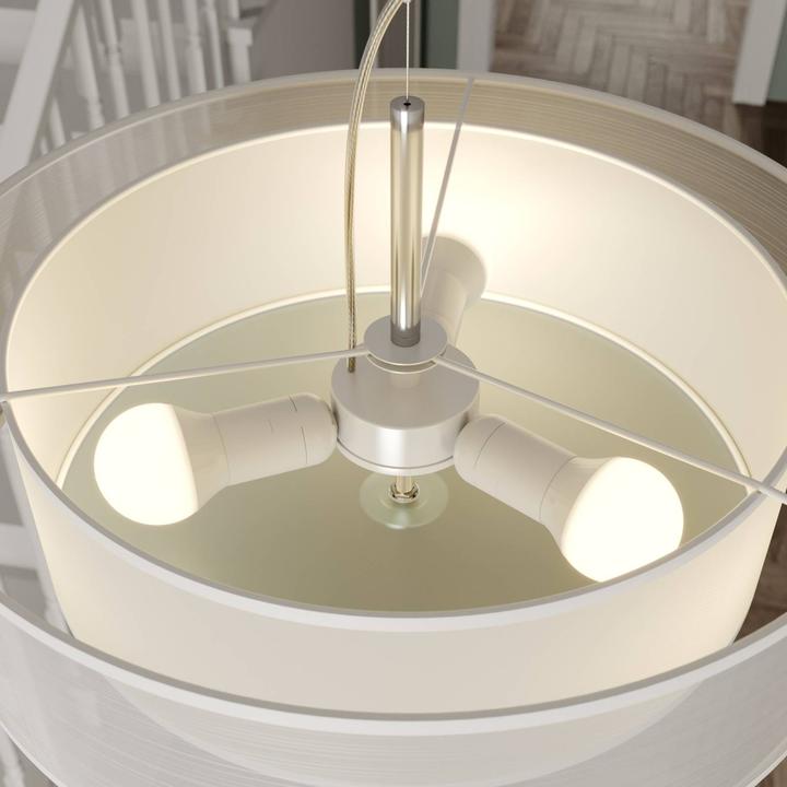 Actual product image Lindby Pikka LED pendant light Ø50 White (E27)
