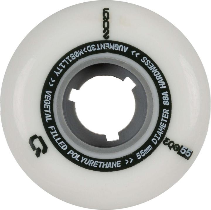 Actual product image Iqon Inline Skate Wheels Eqo 55mm 4-Pack 2024 (55 mm, 88a)
