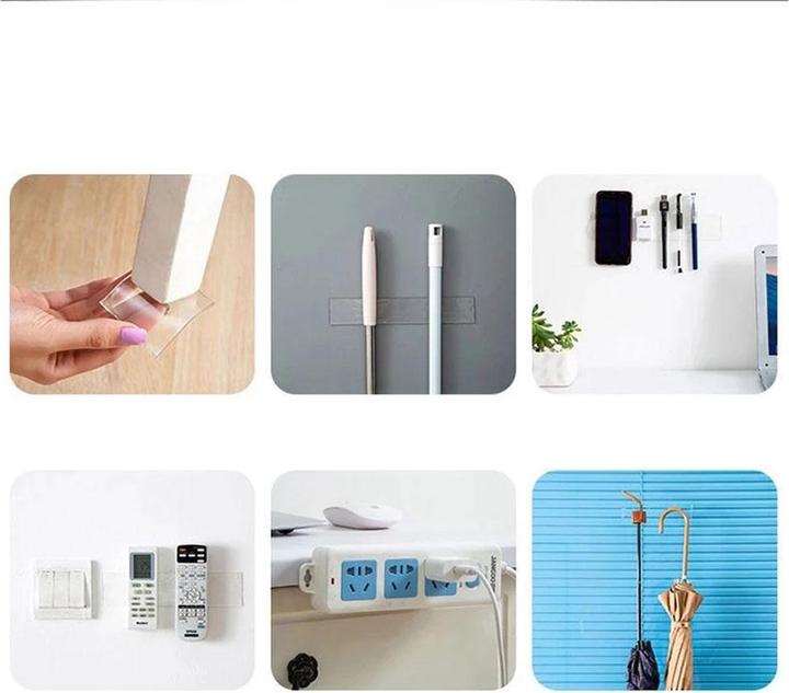 Immagine prodotto Werkstein Doppelseitiges Nano Klebeband Wasserdicht / Wiederverwendbar 2er Set (20 mm)