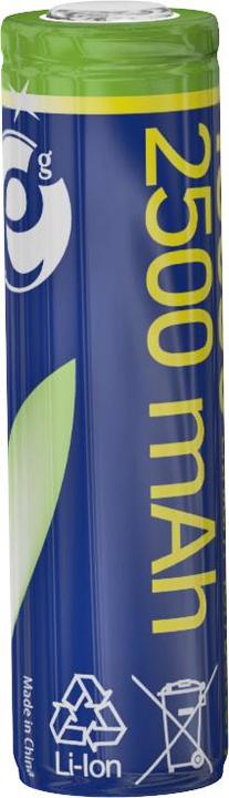 Immagine prodotto Gembird Accumulatore litowo-jonowy tipo 18650 10C 2500mAh (1 pz., 18650, 2500 mAh)