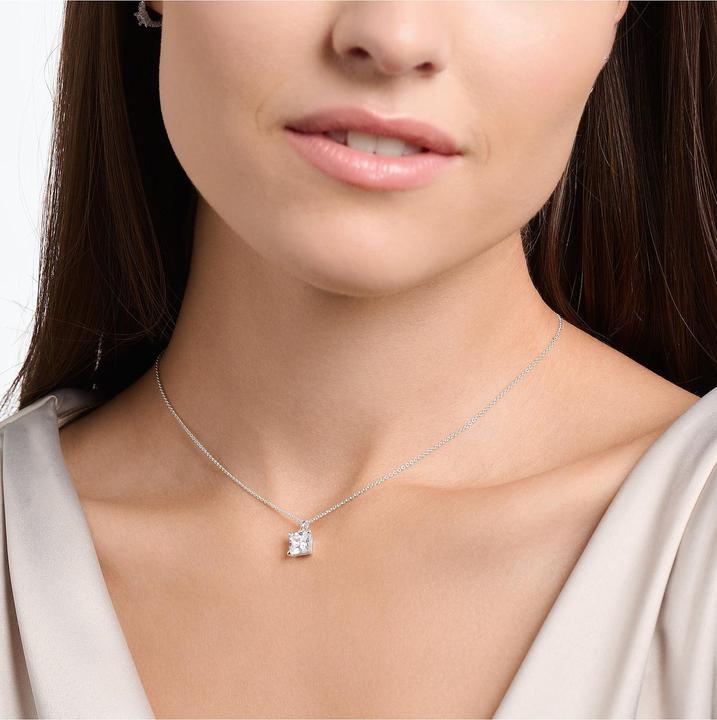 Produktbild Thomas Sabo Halskette Kette mit Weissen Stein Silber (925er Silber, 40 - 45 cm)