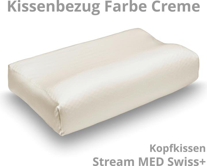 Produktbild Philrouge Set Nackenkissen CLIMA Swiss+ inkl. Jersey Creme (56 x 33 x 10 cm)