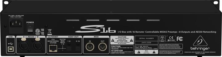 Image du produit Behringer Snake numérique S16
