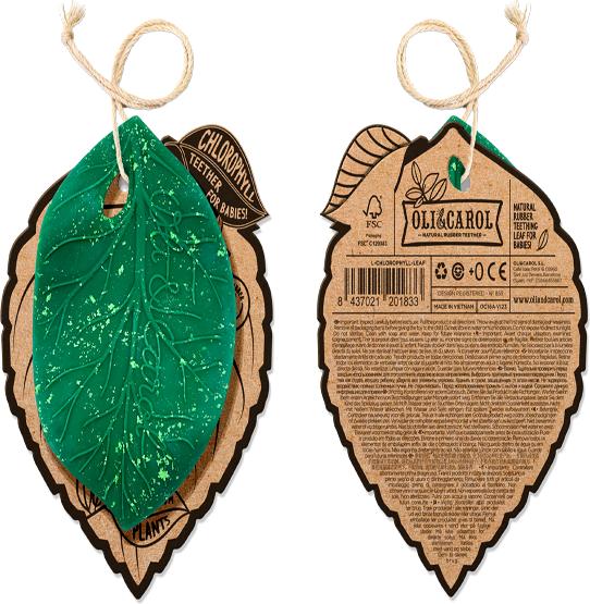 Actual product image Oli and Carol Chlorophyll Leaf