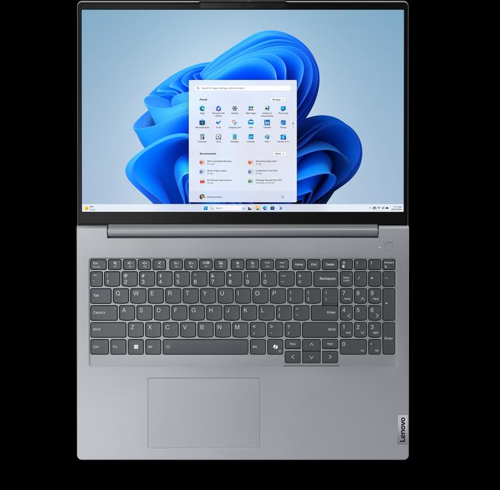 Actual product image Lenovo ThinkBook 16 Gen 7 (16", Intel Core Ultra 5 125U, 8 GB, 256 GB, DE)