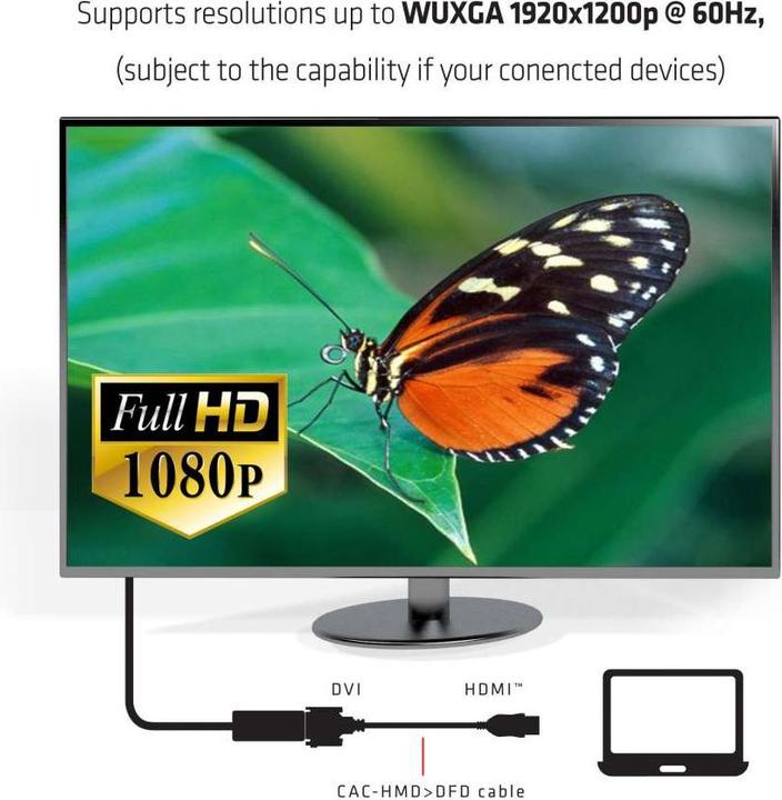 Produktbild Club 3D HDMI zu (DVI, 20 cm)