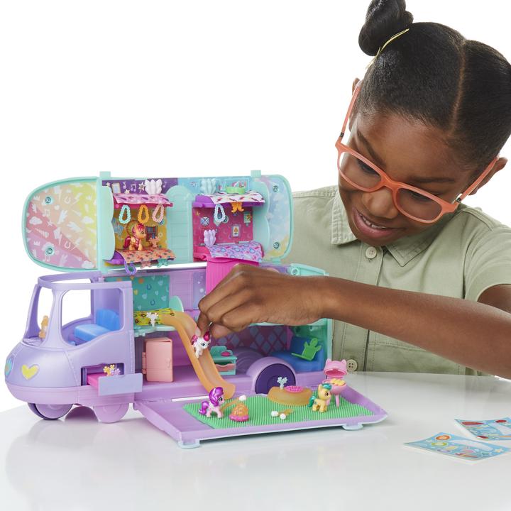 Immagine prodotto My Little Pony Mini World Magic Mare Stream, Set di gioco per camper