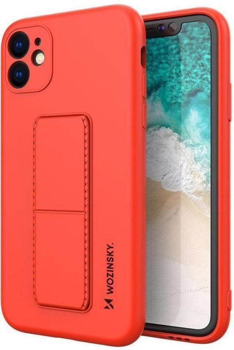 Produktbild Wozinsky Kickstand Case silicone case with stand for iPhone 11 Pro Max red (Apple iPhone 11 Pro Max)
