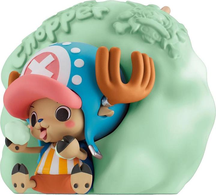 Actual product image Megahouse One Piece Character Money Box Tony Tony Chopper Candy Mint Ver. 10 cm (10 cm)