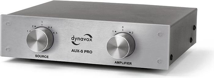 Produktbild Dynavox EingangsErweiterungUmschalter AUXS PRO silber (Audio Switch)