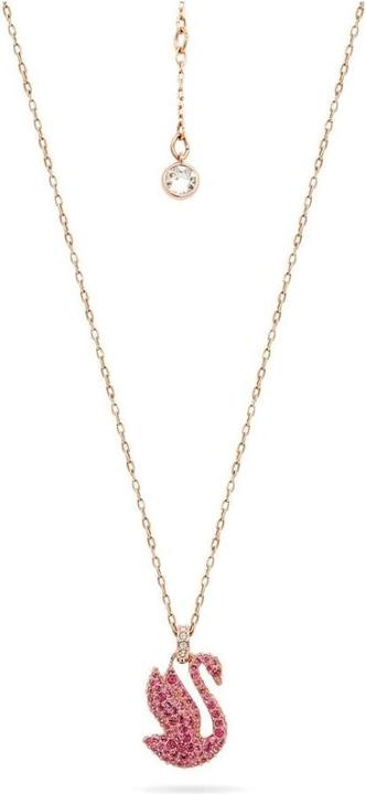 Immagine prodotto Swarovski Collana Iconic Swan Cigno medio Rosa Oro (Metallo Swarovski, 42 - 47 cm)