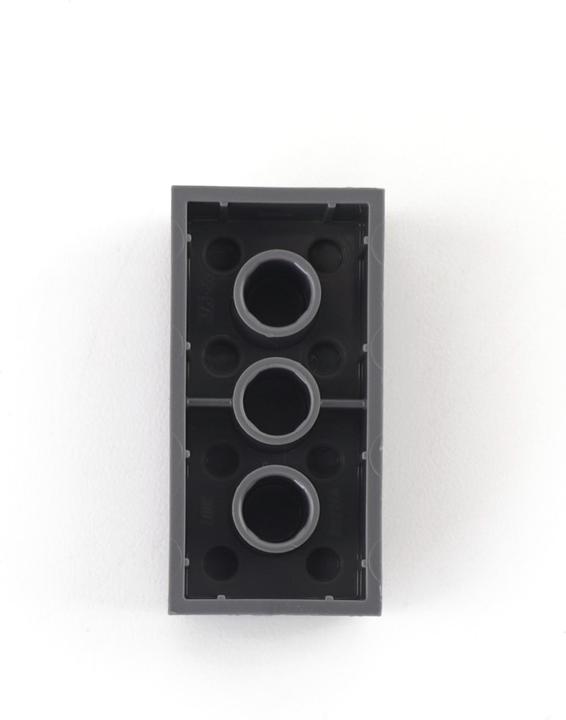 Actual product image LEGO 2x4 bricks dark grey - Classic, Basic - grey - 3001 quantity 100 pcs. (3001, LEGO Accessories)