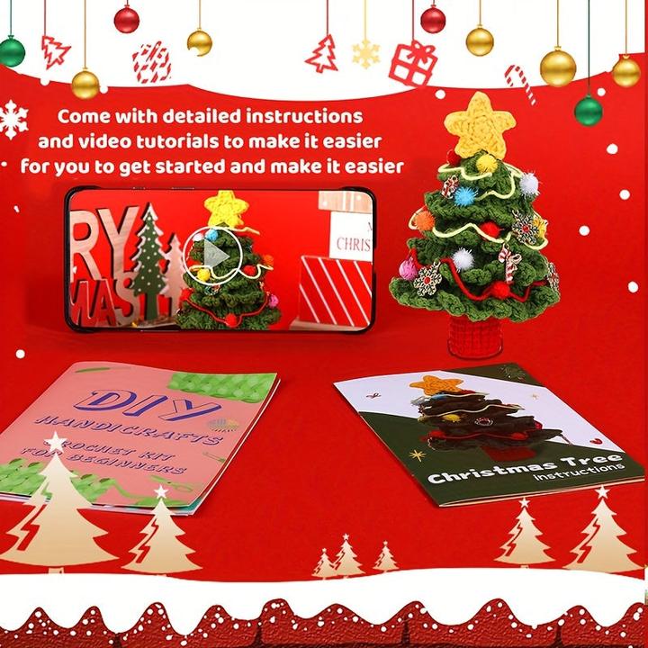 Produktbild Activity Board Häkelsets für Anfänger, Weihnachtshäkelsets für Erwachsene Anfänger, komplettes