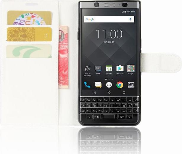 Actual product image MU Classic Litchi Leather Bookcover (KEYone)