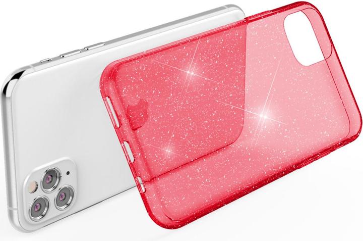 Actual product image Nalia Clear glitter silicone cover (Apple iPhone 11 Pro Max)