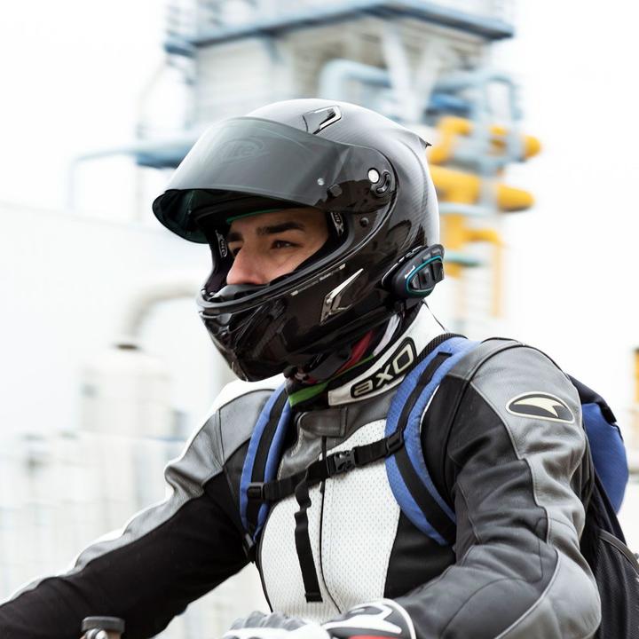 Image du produit Midland BTX2 Pro S intercom moto 1200 m Noir, Bleu (Jeu de 2)