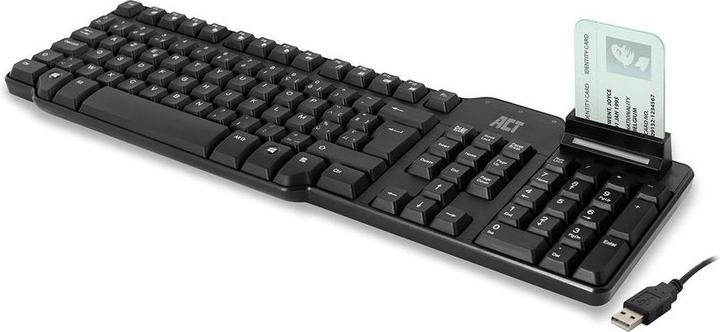 Produktbild Wired Keyboard with smart card reader (Azerty/BE layout) (BE, Kabelgebunden)