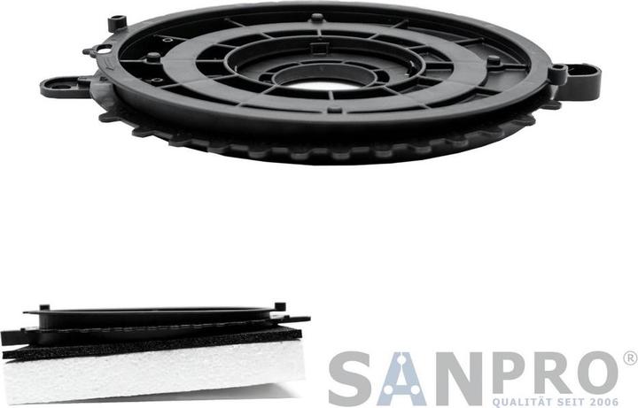 Actual product image Sanpro Levelling discs for terrace slabs with +7 % gradient wedge