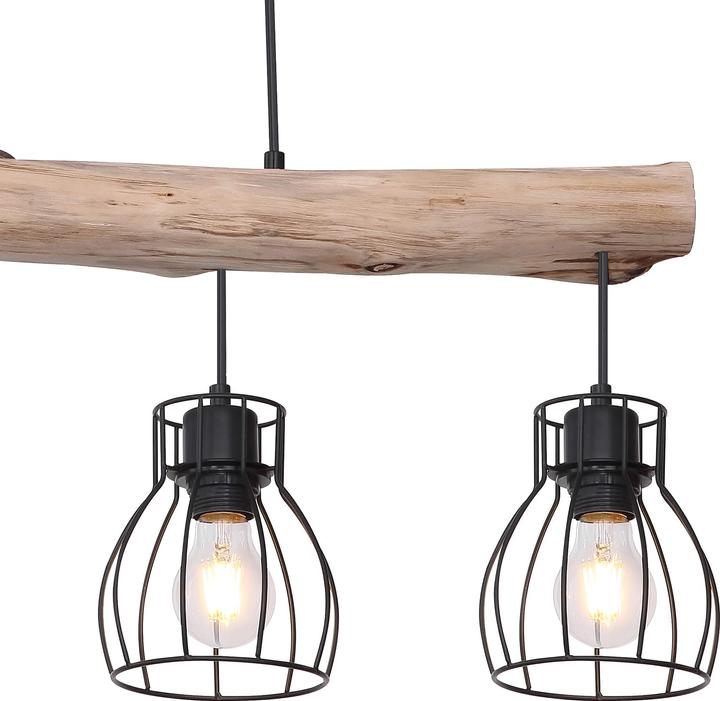 Actual product image Globo Pendant lamp Mina black 4xE27 (E27)