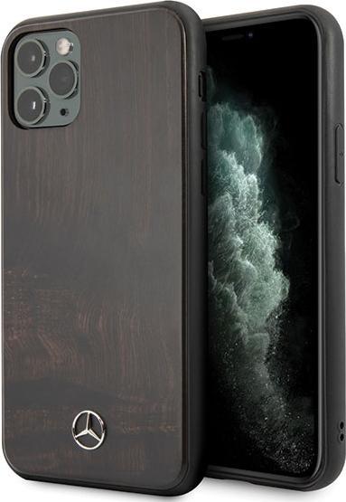 Produktbild Mercedes MEHCN65VWOBR iPhone 11 Pro Max Hard Case, Red / Brown Wood Line Rosewood (Apple iPhone 11 Pro Max)