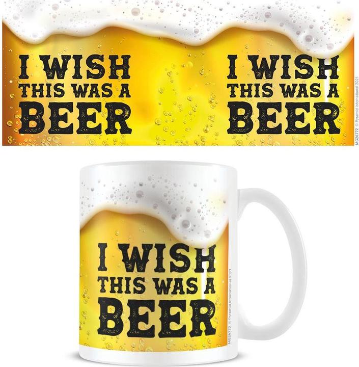 Immagine prodotto Pyramid Tazza da caffè I Wish This Was Beer (325 ml, 1 x)
