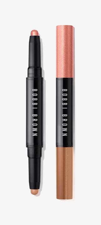 Actual product image Bobbi Brown BB Eye Shadow - Long-Wear Cream Shadow Stick Duos Pink Copper/ Cashew (Cashew, Pink Copper)