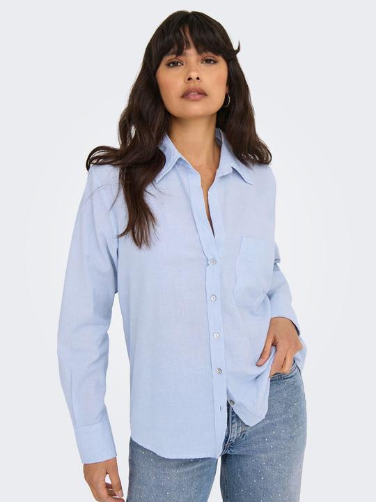 Actual product image Only Pgalina Life L/S Stripe Shirt Wvn (M)