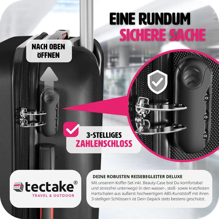 Produktbild tectake Hartschalenkoffer (90 l, L (90 - 115l))