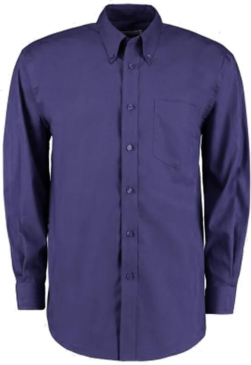 Actual product image Kustom Kit Long sleeve oxford work shirt (58, 59)