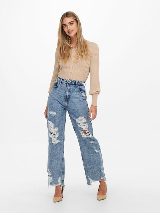 Produktbild Only ONLDad High Waist Destroyed Flared Jeans (W27/L32)