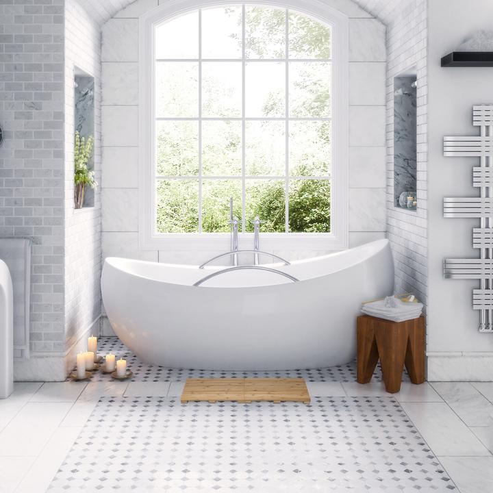 Produktbild Relaxdays Badematte (60 x 40 x 2.5 cm)