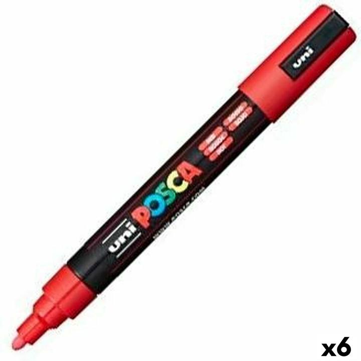 Immagine prodotto Uni-ball Osama Confezione 6 Posca Medio (Colorato, 2.50 mm, 6 x)
