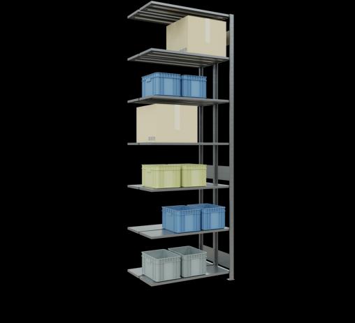 Image du produit Schulte Lagertechnik MULTIplus150 double étagère d'appoint